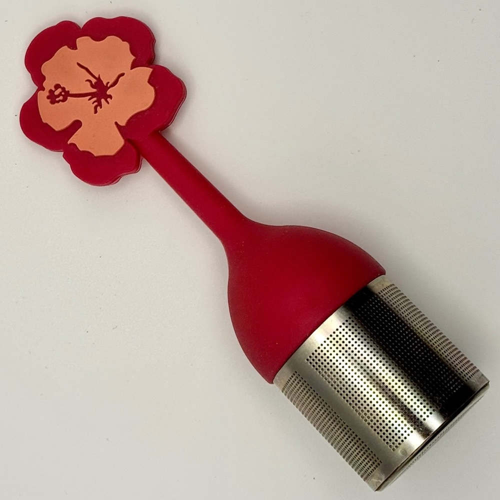 DAVIDs Tea Infuser Hibiscus 🌺 Single Cup Loose Leaf Tea Steeper Soft-Girl